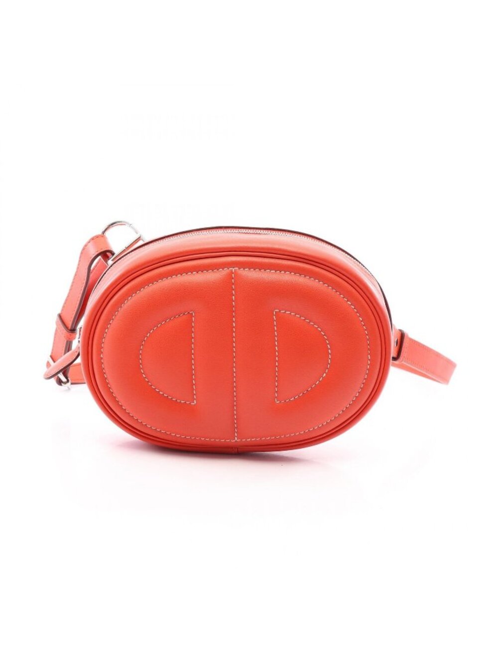Hermes Waist Bag in the Loop Verso Rouge Pivoine Tail Batte